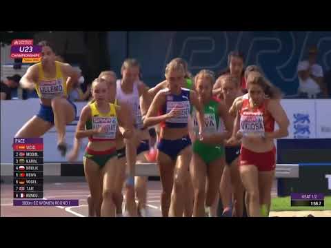 Katharina Pesendorfer und Lotte Seiler | U23 EM Tallinn | 3000m Hindernis Vorlauf 1 und 2