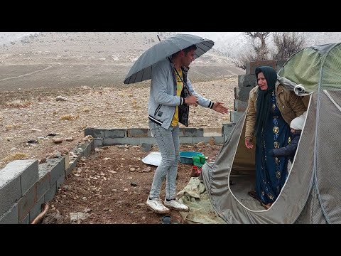 New controversy: Sohrab saves Zahra and her children from the cold on a day of heavy rain