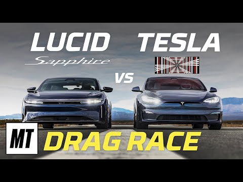 Fastest Cars We EVER Tested - INSANE Lucid Air Sapphire vs Tesla Plaid 1/2 Mile Drag Race | 2200+ HP