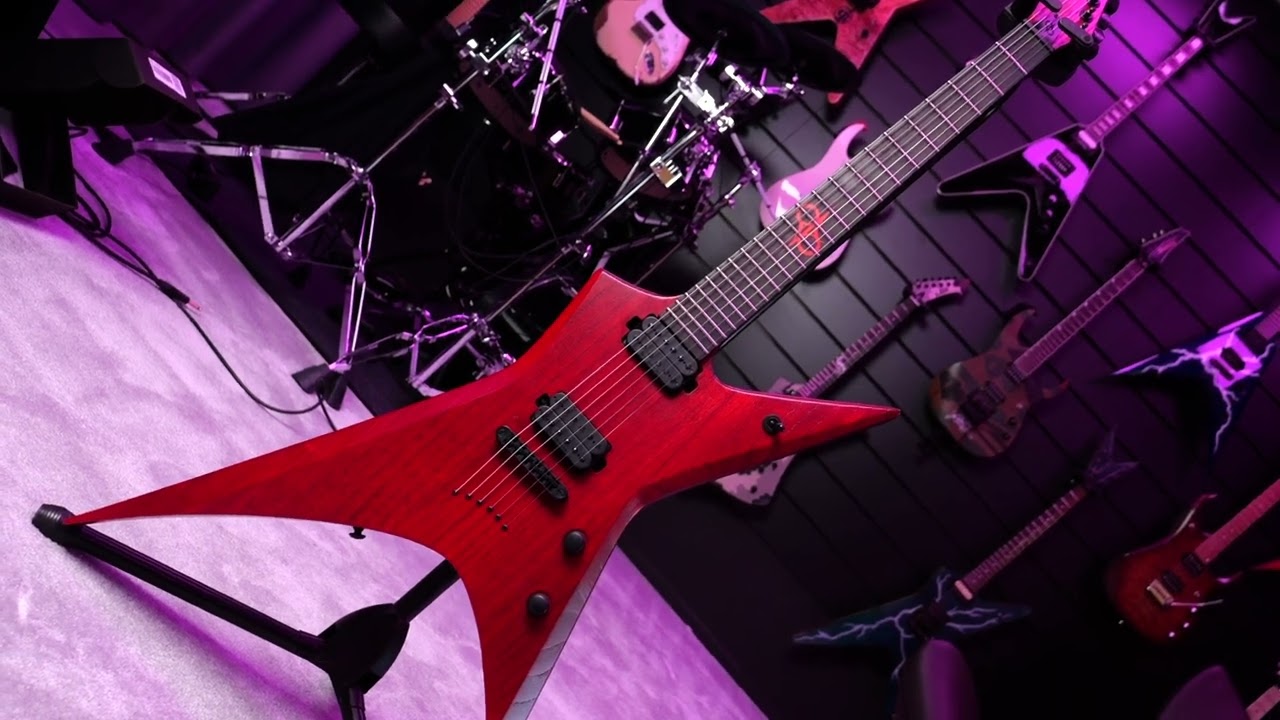 Solar X2.6ROP+ Electric Guitar w/Case - Red Open Pore Matte