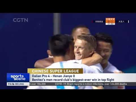 Hamsik scores as Benitez's Dalian Pro record their biggest CSL win yet | Chinese Super League