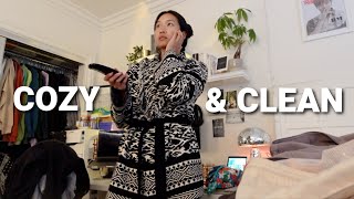 COZY DAYS AT HOME | cleaning, organizing, running + yoga!