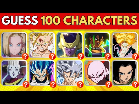 Can You Guess 100 DRAGON BALL Characters in 3 Seconds? | Daily Trivia