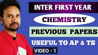 Download Lagu CHEMISTRY 1 PREVIOUS PAPERS / INTER FIRST YEAR CHEMISTRY PREVIOUS PAPERS Thumbnail