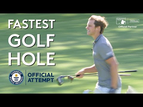 Watch This Golfer Set The Guinness Record For Fastest Hole Played
