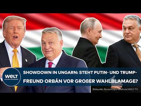 Video Thumbnail: UNGARN PARLAMENTSWAHL: Verliert Orbán die Kontrolle? Umfragen sehen Herausforderer Péter Magyar vorn