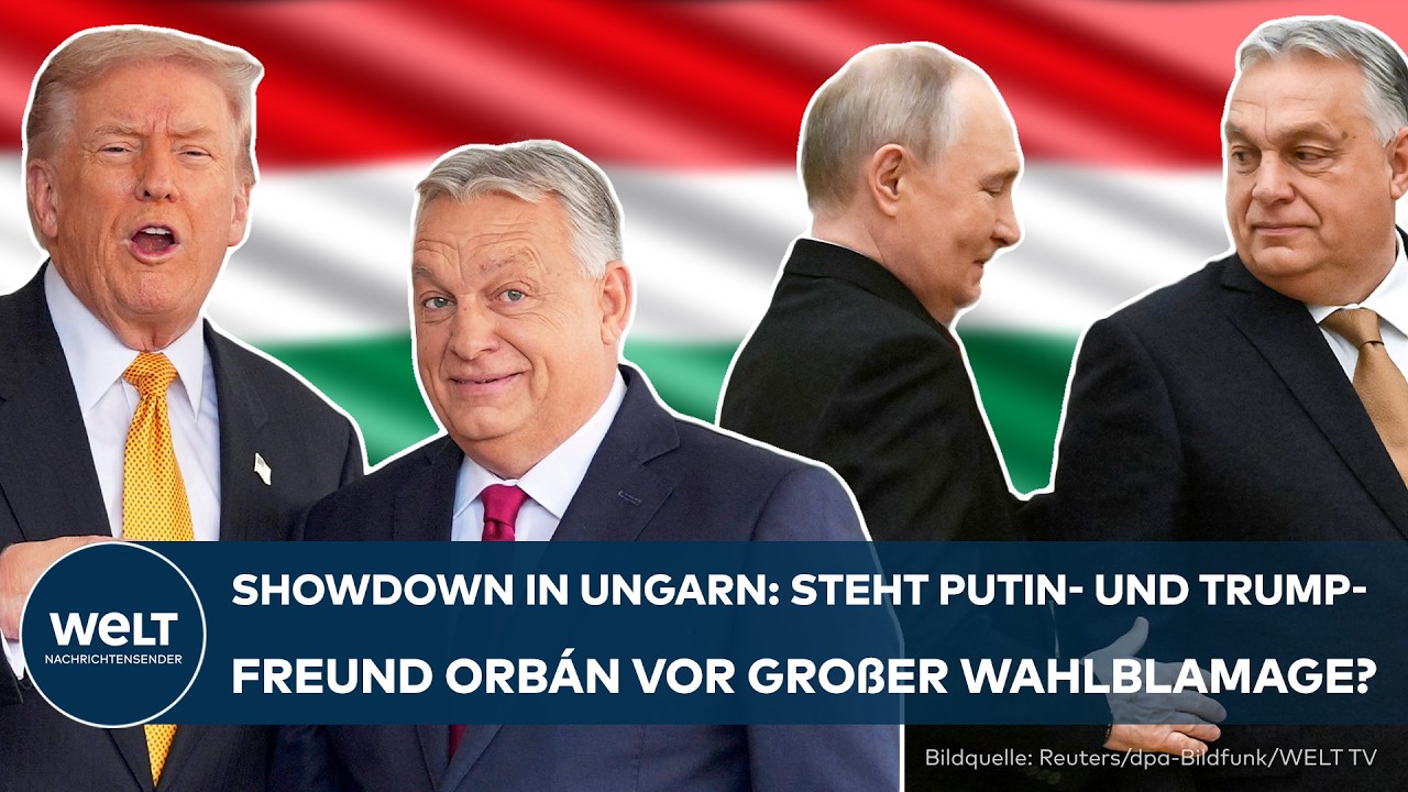 UNGARN PARLAMENTSWAHL: Verliert Orbán die Kontrolle? Umfragen sehen Herausforderer Péter Magyar vorn