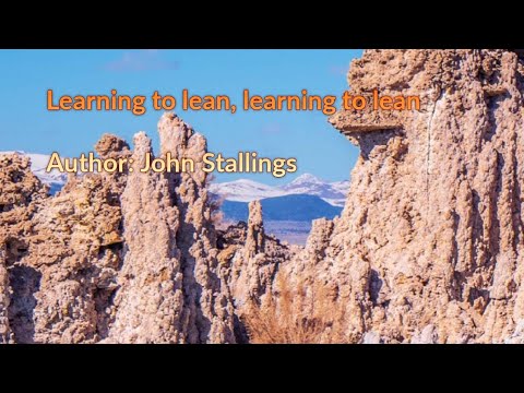 Learning to lean, Learning to lean. Solemn Christian Hymn of all times - with lyrics
