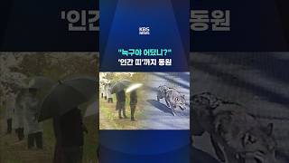 늑구야 어딨니? '인간 띠'까지 동원 #shorts / KBS