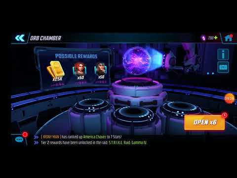 Looking for Sif - 135+ Premium orbs & 50+ Ultimus orbs opening - Marvel Strike Force