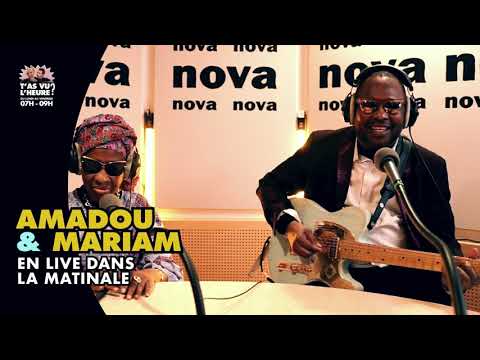 Amadou & Mariam en Live dans "T'as vu l'heure" - Nova.fr