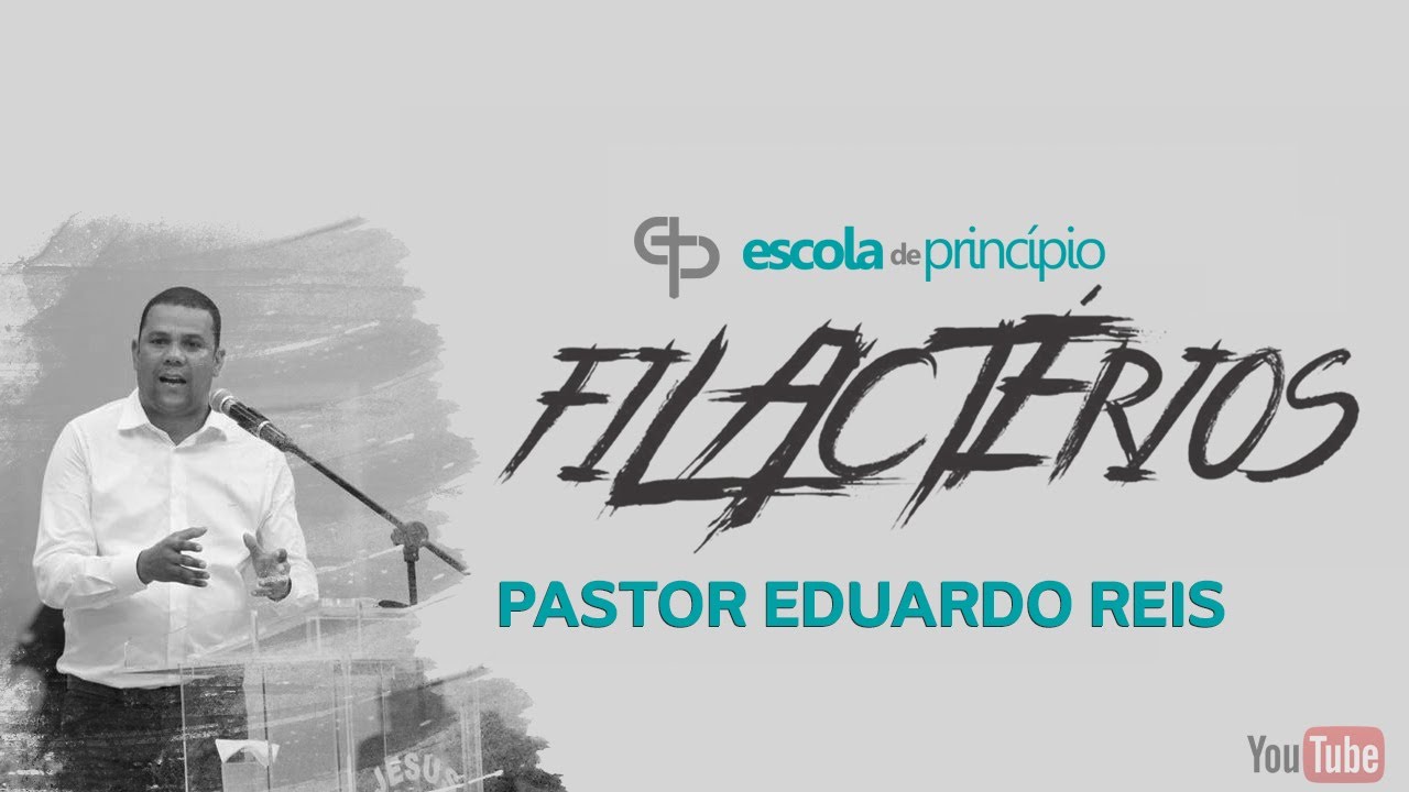 Eduardo Reis na Escola de principio Filactérios