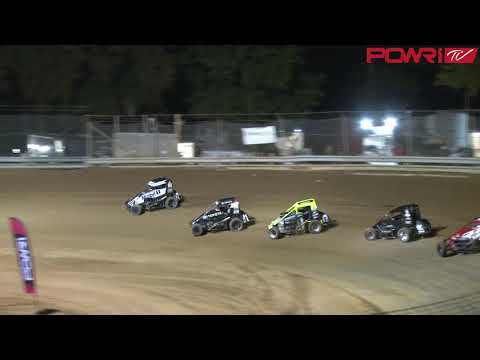 10/20/18 POWRi Lucas Oil National Midget League A-Main Highlights at SIR