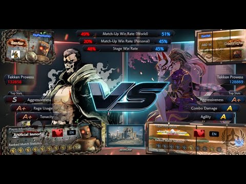 Tekken 7 Bryan vs Kunimitsu Online Ranked Mode   |   We Hit Overlord Rank!!