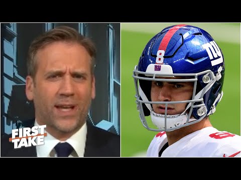 丹尼爾-瓊斯在對陣籃網隊的比賽中大放異彩!- 馬克斯-凱勒曼 (Daniel Jones blew it vs. the Bucs! - Max Kellerman | First Take)