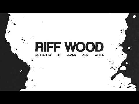 Butterfly In Black And White - Riff Wood