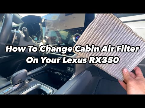 2023-2025 Lexus RX350 Cabin Air Filter Replacement