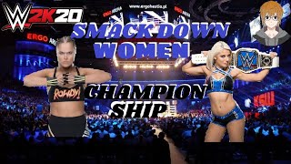 【WWE2K20】最強はどっちだ？！SD女子王座【PS4 】