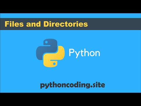 Tutorial 039 Python Programming Files And Directories