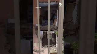 Moment a rare, powerful earthquake hits Marrakech restaurant | ABC News