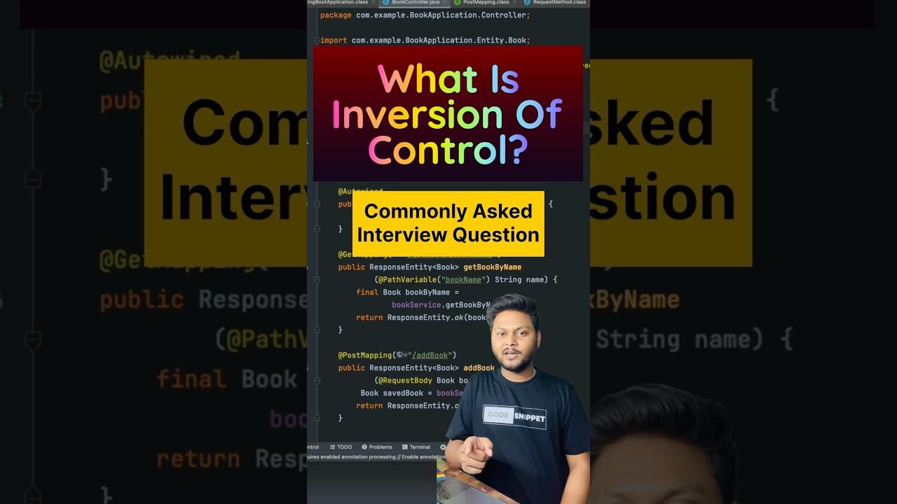 Inversion Of Control In #springframework #java8 #programming #springboot