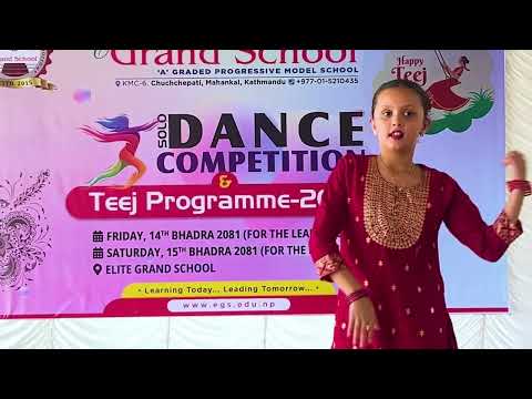 Mathillo Lekma | Aanya Lamichhane | Learners' Solo Dance Competition - 2081 | Elite Grand School