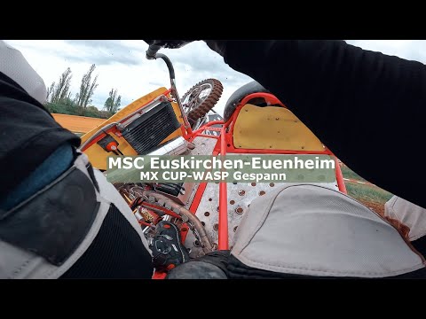 Mit dem klassischen WASP Endurogespann beim MX CUP Motocross beim MSC Euskirchen-Euenheim e.V.