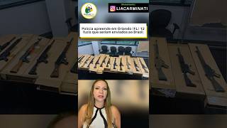 Polícia apreende em Orlando (FL) 12 fuzis que seriam enviados ao Brasil