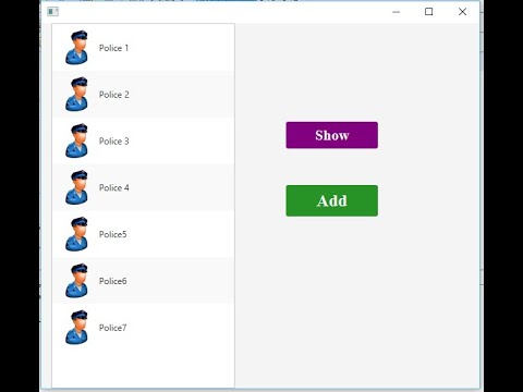 JavaFX Material Design JFoenix Tutorial 58 JFXListView