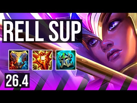 RELL & Jinx vs THRESH & Samira (SUP) | KR Master | 26.4
