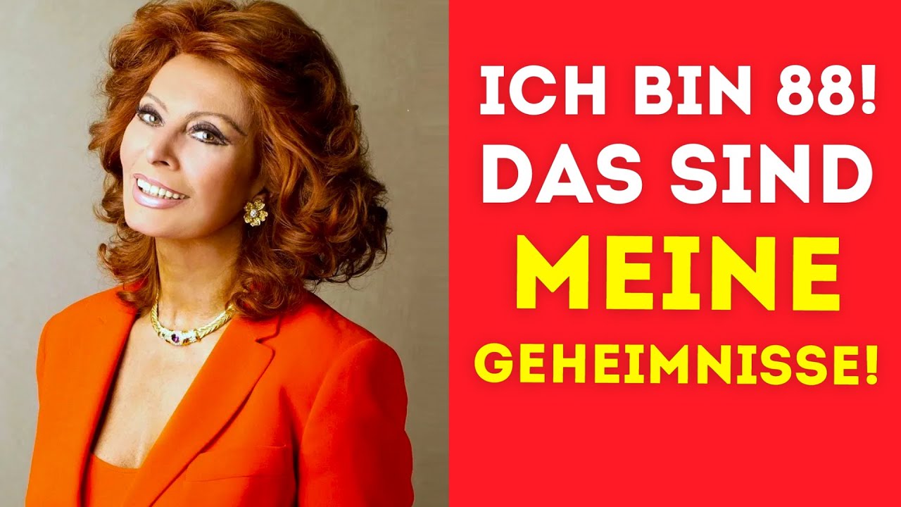 Sophia Loren: wie man mit 88 Jahren jung aussieht. Wie man Schönheit bewahrt. 10 Geheimnisse.