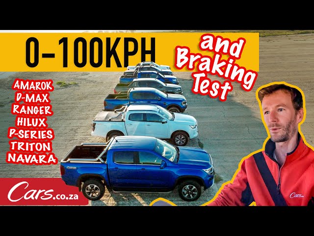 Bakkie Performance Testing: How Quickly Can 7 Bakkies Accelerate and Then Stop?