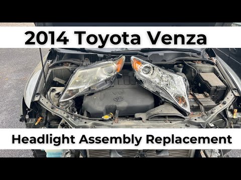 2009-2015 Toyota Venza Headlight Assembly Replacement