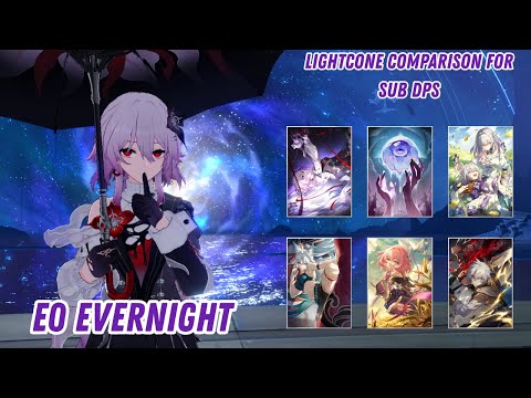 Evernight E0 Lightcone Comparison SIGN LC vs BP LC vs F2P | Memory Of Chaos 3.6 | #evernight