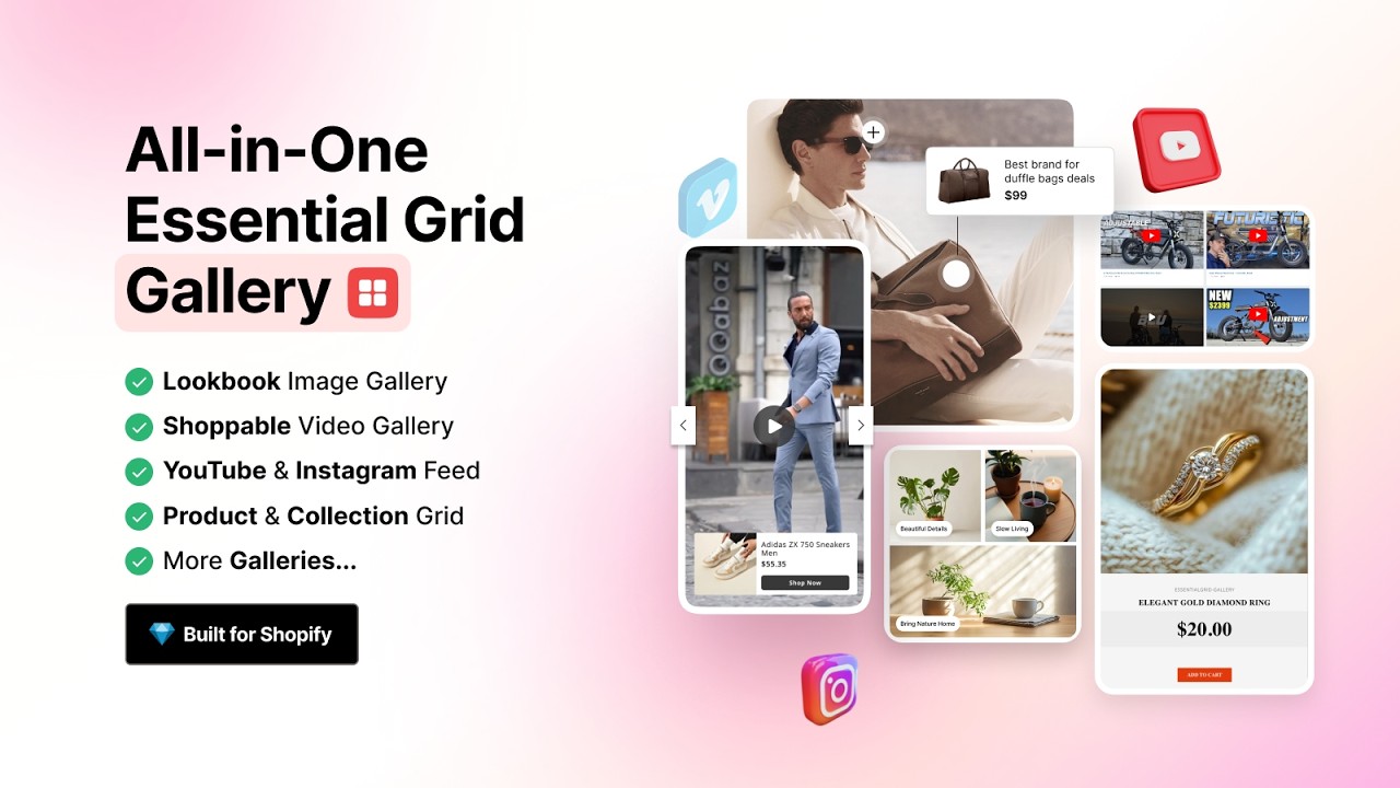 EGG:Shoppable Video & Gallery Demo