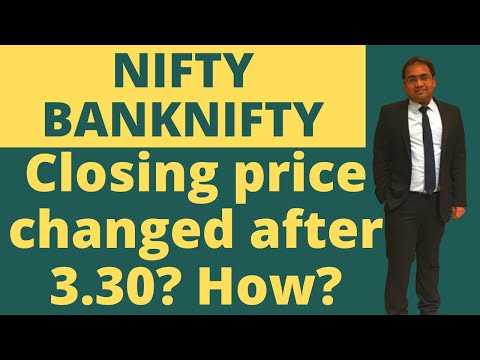 Average Closing Price vs. Last Trade Price | NIFTY BANKNIFTY