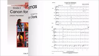 Canon for Christmas (YAS175) by Johann Pachelbel Arr. by Larry Clark