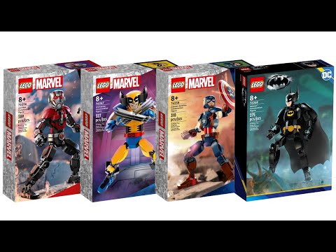 All LEGO Super Heroes Construction Figures 2023 Compilation/Collection Speed Build