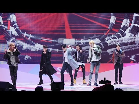 151227 B.A.P - Young, Wild & Free @2015 SBS AWARDS FESTIVAL(SAF) #직캠(Fancam) By 쵸리