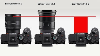 The upcoming Sony 16mm f/1.8 is a real hot and compact lens!