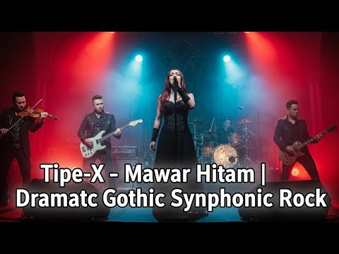 Tipe-X - Mawar Hitam |🎶Dramatic Gothic Symphonic Rock AI Cover