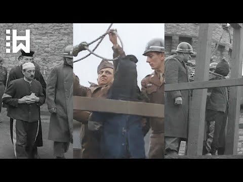 Execution of Germans who Massacred US Airmen during WW2: Rüsselsheim