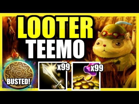 UNBEATABLE STRATEGY? LOOTER TEEMO "SUPPORT" IS 100% UNFAIR! TEEMO S9 SUPPORT GAMEPLAY! - Season 9