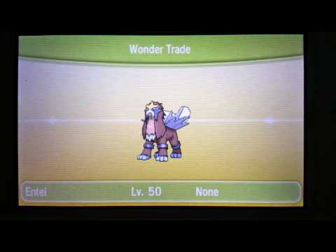 Pokemon X Y - Shiny Entei given out on Wonder Trade