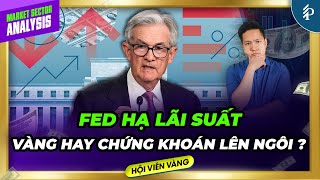 Fed lần đầu hạ lãi suất năm 2025, vàng và VN-Index bị ảnh hưởng ra sao
