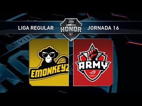 eMonkeyz Club vs Asus Rog Army - #LoLHonor16 - Mapa 1 - Jornada 16 - T11