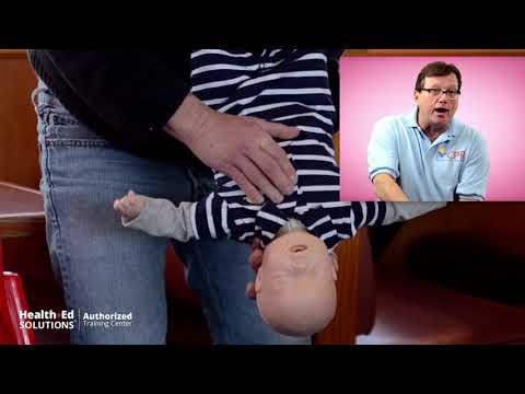 Choking Infant Conscious
