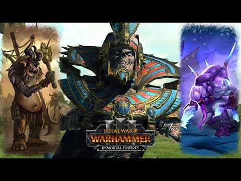 Settra's Chariot Buffed, But... - Warriors vs Tomb Kings // Total War: WARHAMMER 3