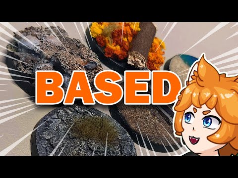 5 BASES in 4 MINUTES - easy miniature bases for your Warhammer army