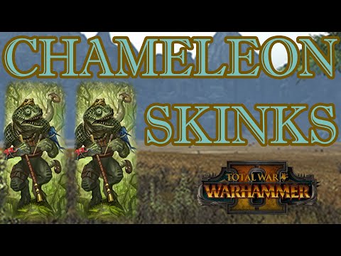 CORE UNIT: Chameleon Skinks - Lizardmen vs Dark Elves // Total War: Warhammer II Online Battle